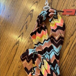 Vintage Missoni Brown Infinity Scarf
